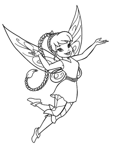 disney fairy fawn  pixie coloring page netart