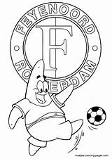Feyenoord Soccer Coloring Pages Patrick Logo Club Psv Playing Ajax Printable Browser Window Print Maatjes sketch template