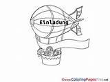Colouring Airship Birthday Coloring Sheet Title sketch template