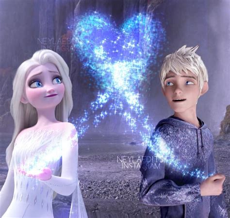 Jelsa Elsa And Jack Frost Frozen 2 Rotg Edit By Neylaedits