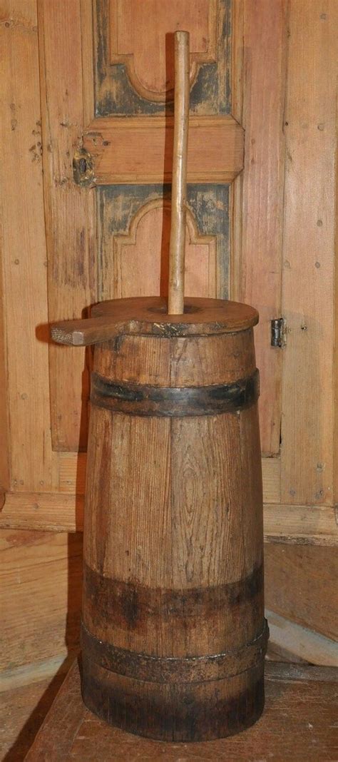 antique wooden butter churn churning butter butter churner