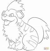 Pokemon Growlithe Coloring Pages Printable Supercoloring Print Drawing Color Colorare Da Outline Drawings Dot Disegno Go Original sketch template