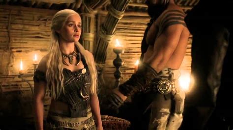 daenerys and khal drogo scene he was no dragon youtube