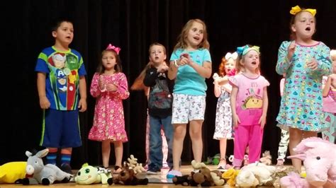 pajama party kindergarten performance 2017 youtube