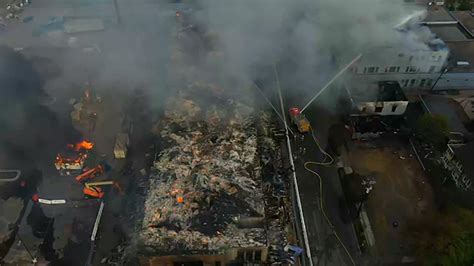 drone video shows devastation  minneapolis  wake  violent protests