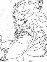 Gajeel Redfox Levy sketch template