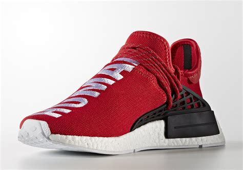 pharrell adidas nmd human race red sneaker bar detroit