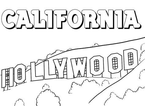 california printable coloring page  printable coloring pages  kids