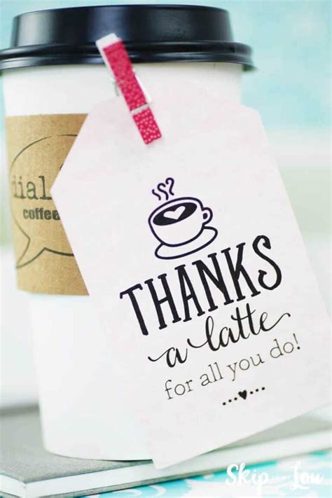 latte card template