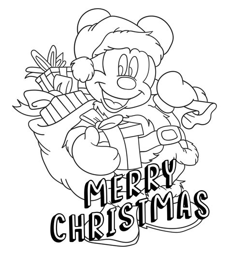 christmas coloring sheets disney    printables printablee