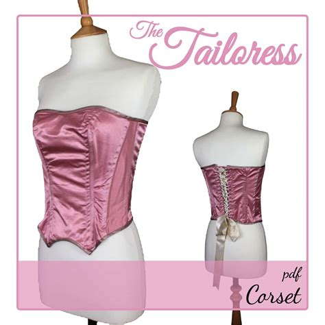 corset  sewing pattern  tailoress