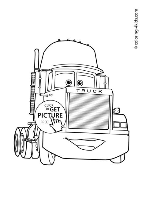 truck  cars transportation coloring page  kids printable cars