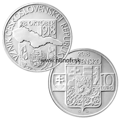 euro slovensko  vznik ceskoslovenska nunofisk