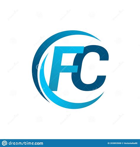 fc logo stock illustrations  fc logo stock illustrations
