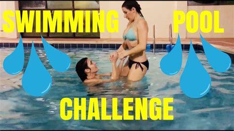swimming pool challenge youtube
