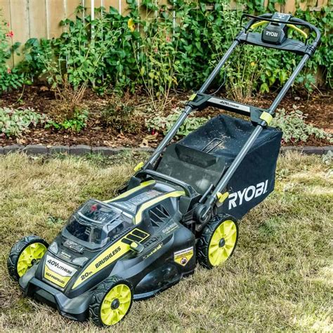 ryobi  propelled electric lawn mower review  handymans daughter