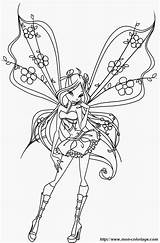 Winx Hada Bloom Enchantix Tinkerbell sketch template