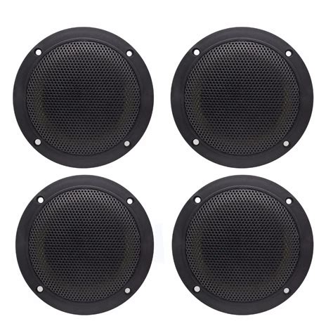 waterproof marine speakers  outdoor marine boat pairs watts black boat watertight