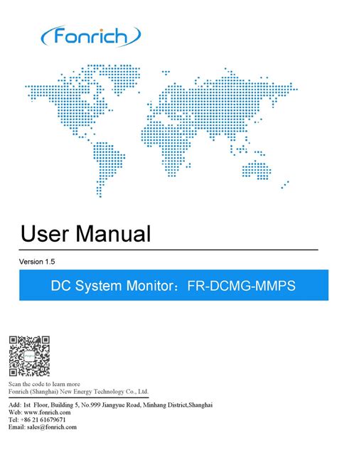 fonrich fr dcmg mmps user manual   manualslib
