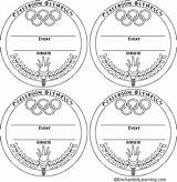 Medal Medals Templates Award Olympic Enchantedlearning Kids Coloring Print Color Olympics Sports Games Spelling Age sketch template