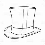 Top Hat Coloring Outline Magician Awesome Printable Getcolorings Snowman Pages Clipartmag Getdrawings sketch template