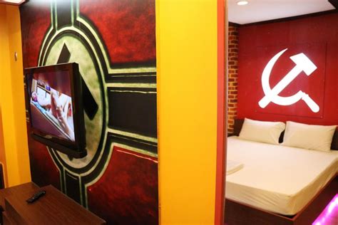 thai sex hotel sparks outrage with bizarre nazi themed room decorated