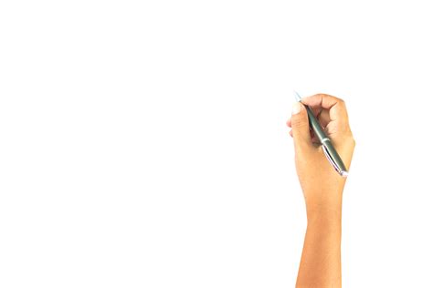 hand hold  writing isolated  png