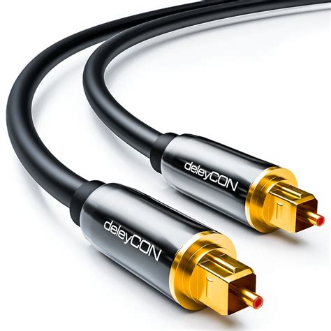 deleycon  optical digital audio cable  amazoncouk electronics
