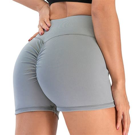 fittoo fittoo women high waisted workout gym booty yoga shorts sports