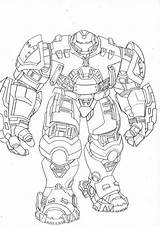 Hulkbuster Buster Plump sketch template