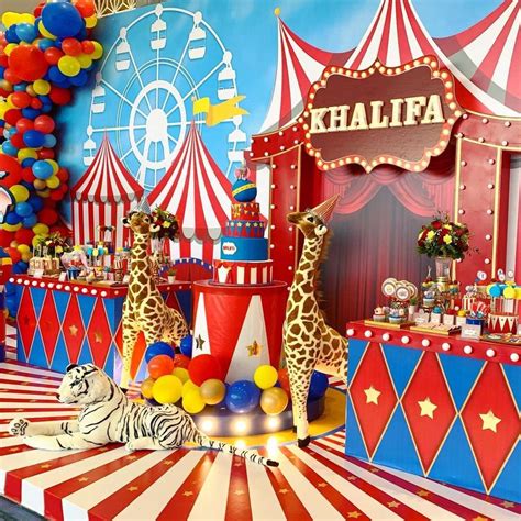 circus carnival birthday party ideas photo    artofit