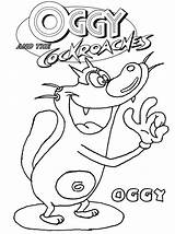 Oggy Cockroaches Cucarachas Coloringonly sketch template