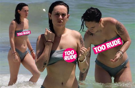 rumer willis shows off sexy beach body in teeny bikini