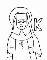 Drexel Coloring Katharine Saints St Pages Saint Catholic Color Katherine Popular Wordpress Kids sketch template