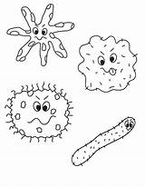 Coloring Germs Germ sketch template