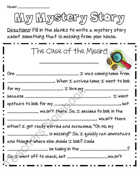 image result  fill   blank story tale writing family literacy