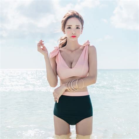 Buy New Korean Style Sexy Young Women Bowknot Cut