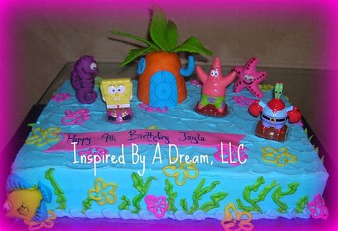 girly spongebob cake a photo on flickriver