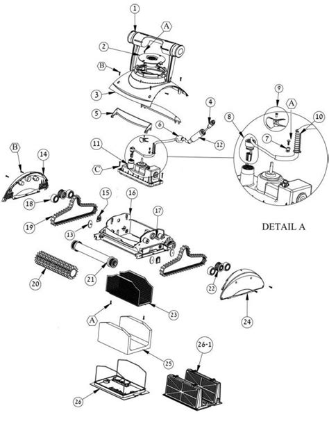 parts diagram maytronics dolphin dohenys discovery