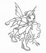 Layla Coloring Pages Winx Supercoloring sketch template