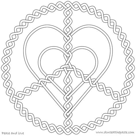 pics  heart pattern coloring pages mosaic heart coloring