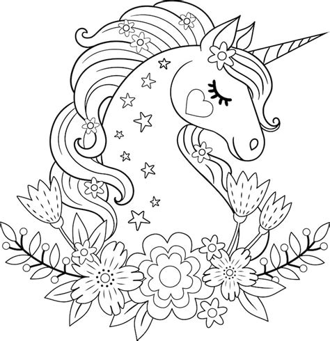 coloring coloring page  adults  art unicorn