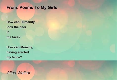 poems   girls poem  alice walker poem hunter
