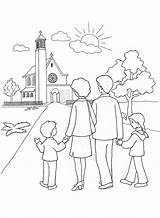 Coloring Bible Pages Sunday School Crafts Kids Church Helping Family Prayer Lds Lessons Others sketch template