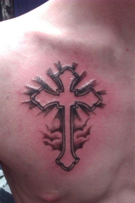 Cross Tattoos For Men Chest Cross Chest Tattoo Tattoos Meaning Designs