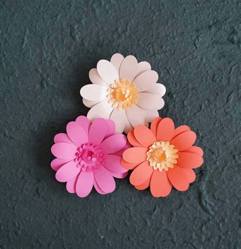 easy paper flowers templates