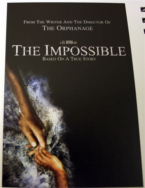 impossible  poster synopsis naomi watts ewan mcgregor