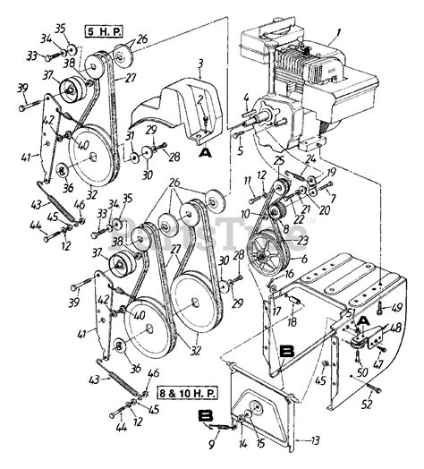 mtd   mtd snow thrower  engine assembly parts lookup  diagrams partstree