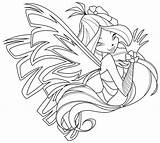 Winx sketch template