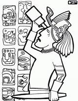 Mayan Astronomy Mayas Represented Metaphor Telescope Observing Civilization Aztec Oncoloring Chichen Itza Entdecke Mexikanische sketch template
